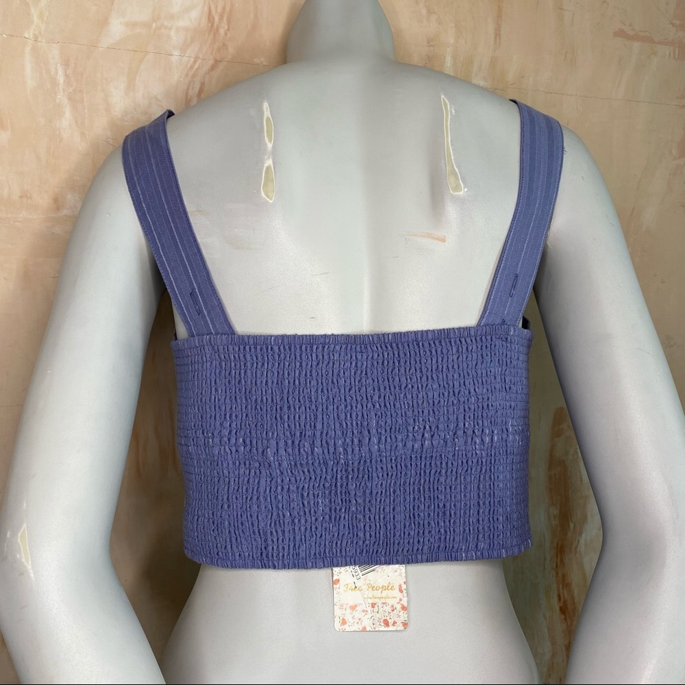 Medium Free People Perfectly Striped Crop Top - Picture 6 of 8